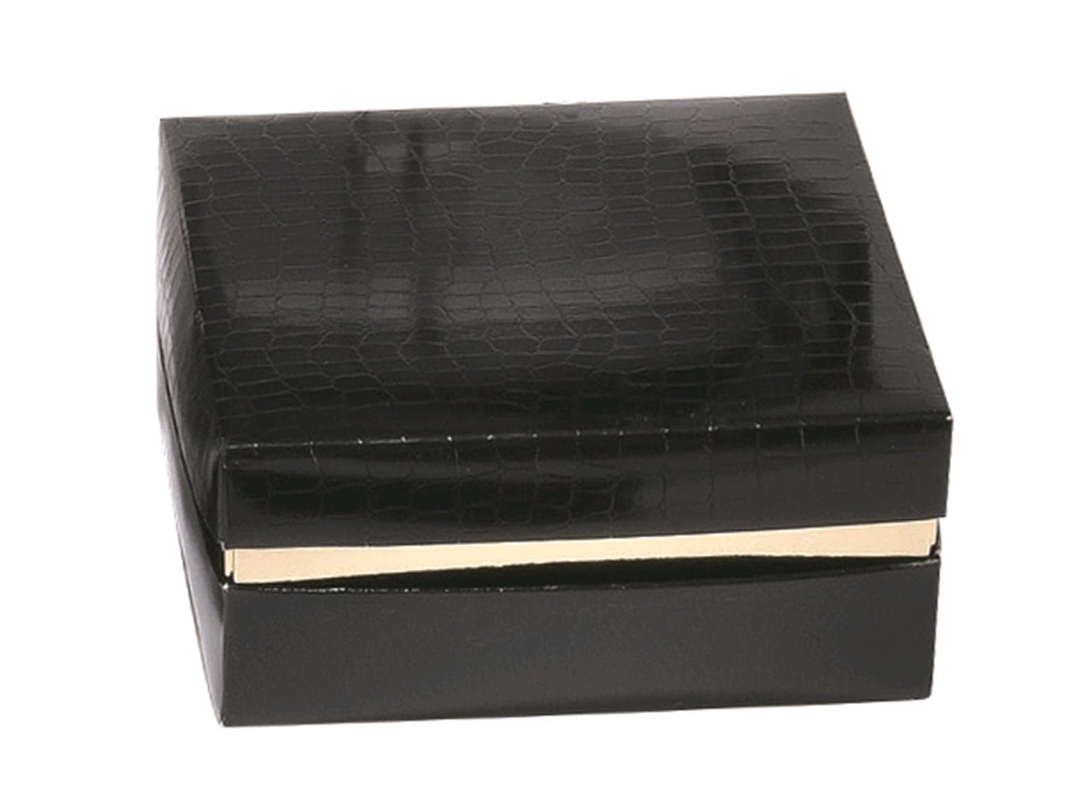 Balloboîte Carré, schwarz Sydney 125x125/50mm, aufgerichtet geliefert