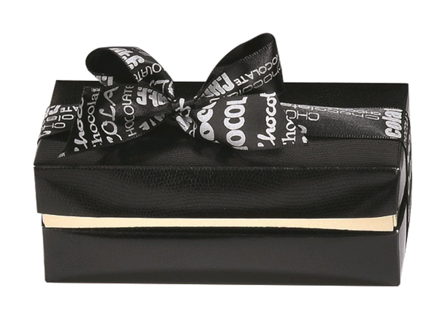 Balloboîte 250 gr, schwarz Toronto 135x65/45mm, aufgerichtet geliefert