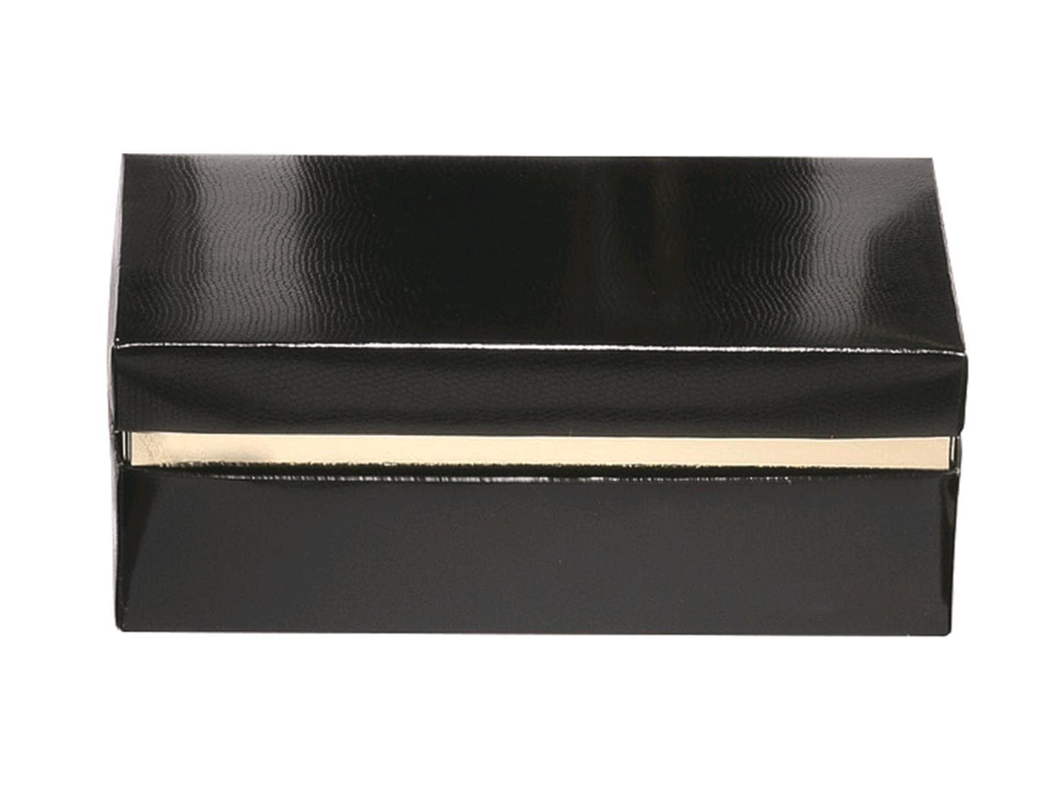 Balloboîte 750 gr, schwarz Toronto 175x95/60mm, aufgerichtet geliefert