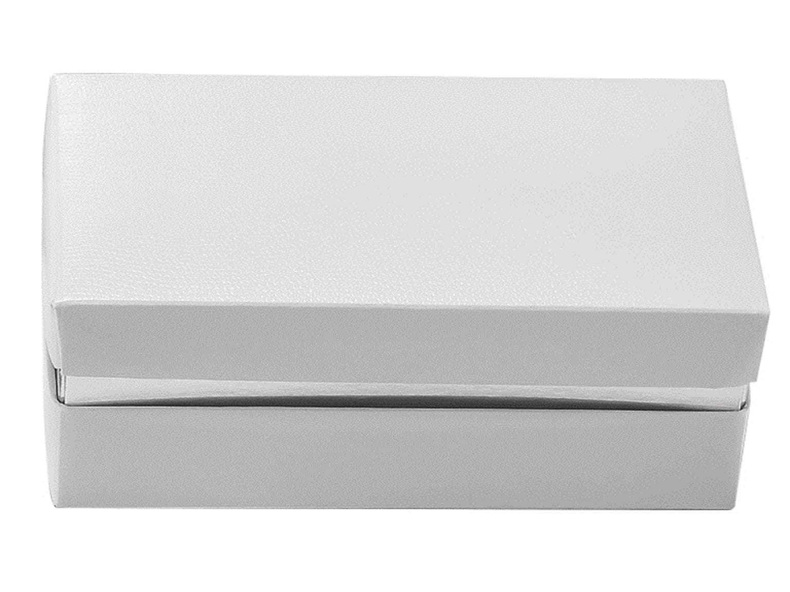 Balloboîte 500 gr, weiss Toronto 165x85/55mm, aufgerichtet geliefert