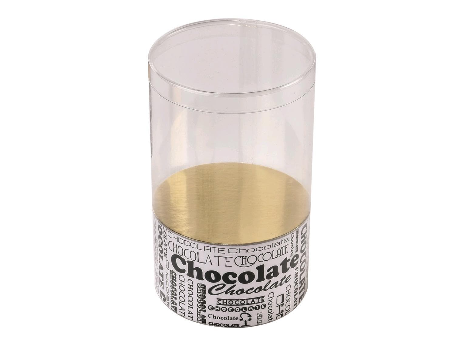 Köcher Ø 90mm, weiss, Black&White 90 mm hoch, aufgerichtet geliefert