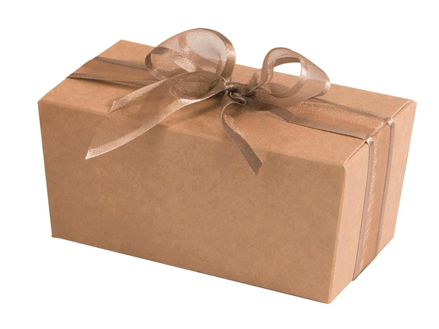 Ballotin 125 gr, Kraft 84x55/42mm, aufgerichtet geliefert