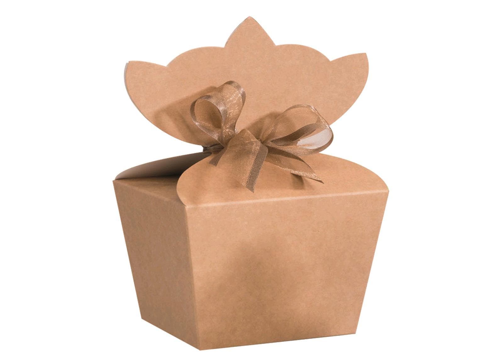 Kronenboxen Nr. 3, Kraft 90x70/90mm, flach geliefert