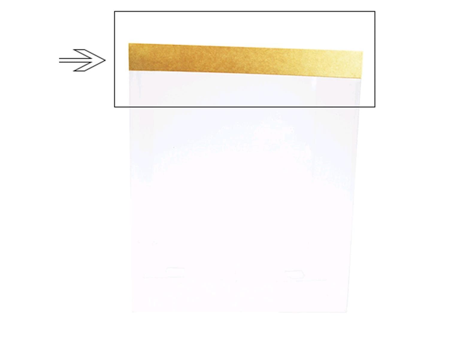 Verschluss Nr. 3, Kraft 100x60mm, flach geliefert