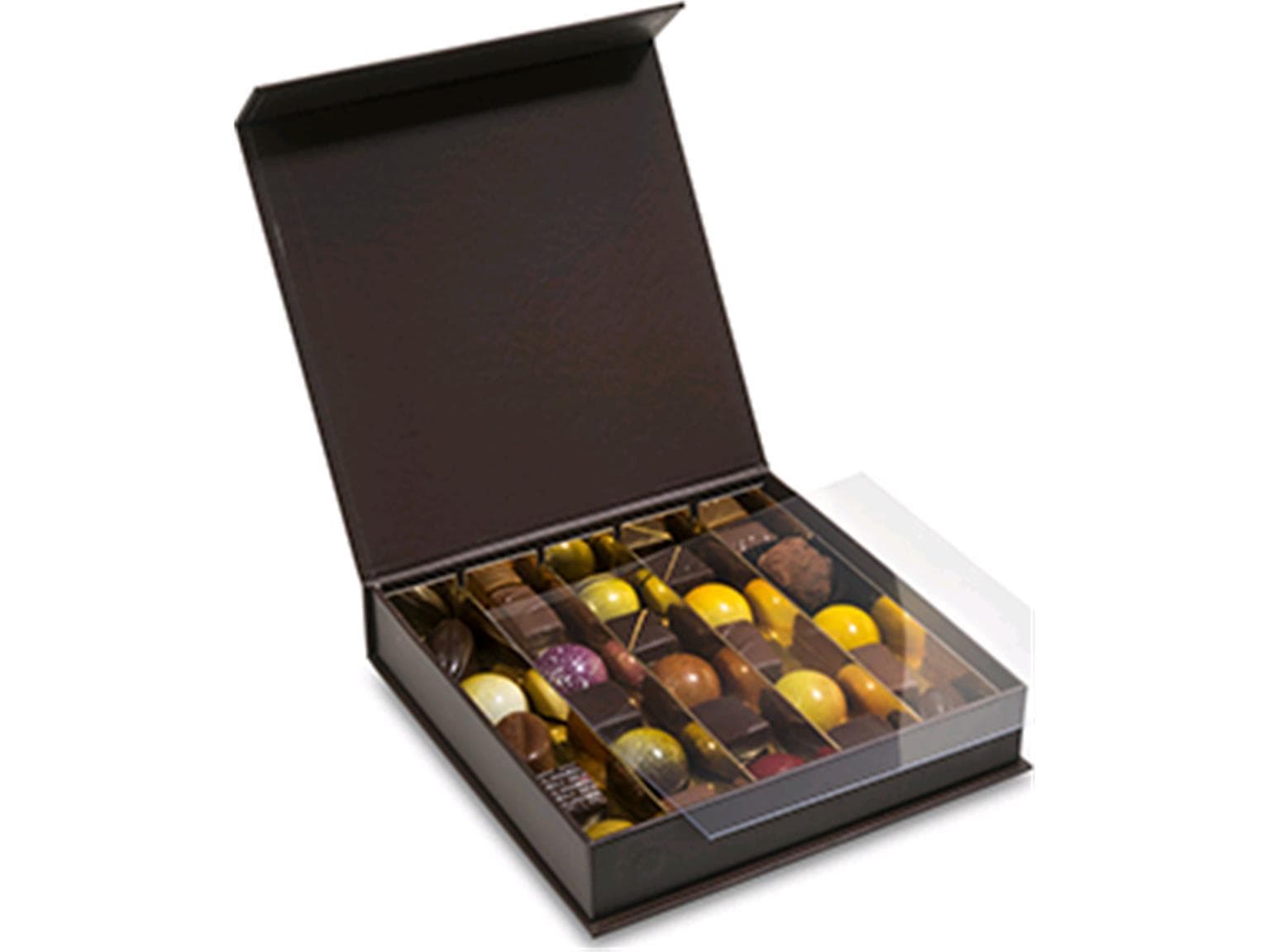 LuxBox Nr. 4, brown 165x165/30mm, braun