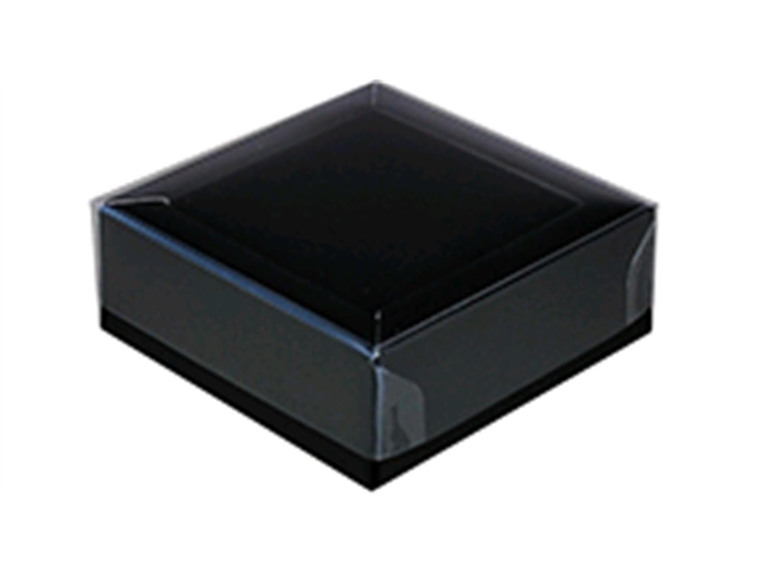 Fioriera n. 0, Bianco e Nero 60x60/29mm, nero