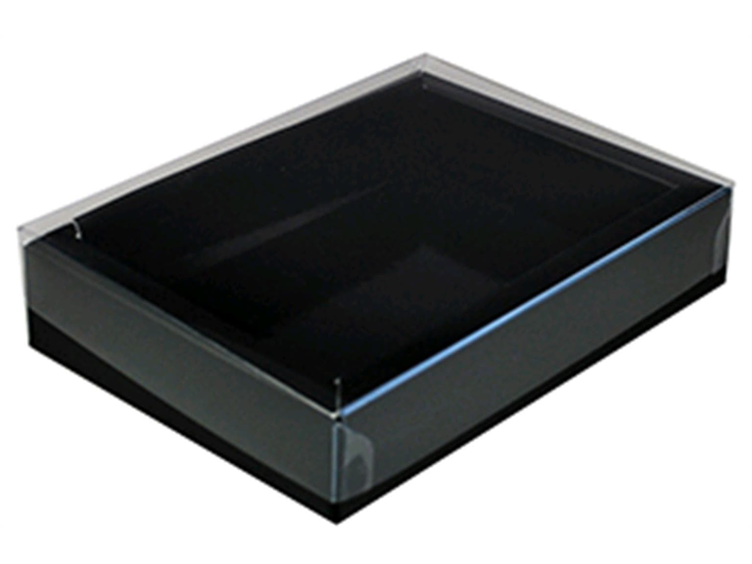 Fioriera n. 2, bianco e nero 130x90/29 mm, nero