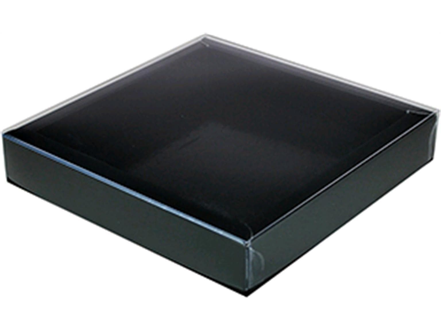 Fioriera n. 5, Bianco e Nero 126x126/24 mm, nero