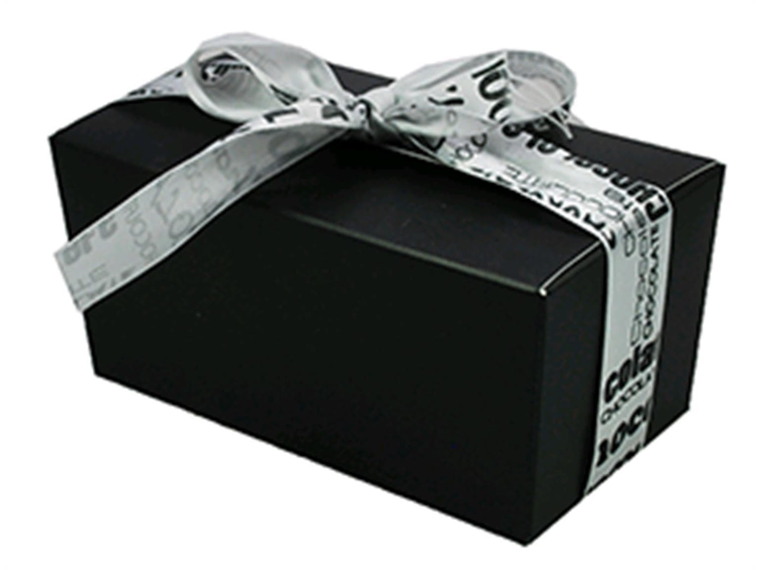 Ballotin 375 gr, Noir&Blanc 126x68/62mm, noir