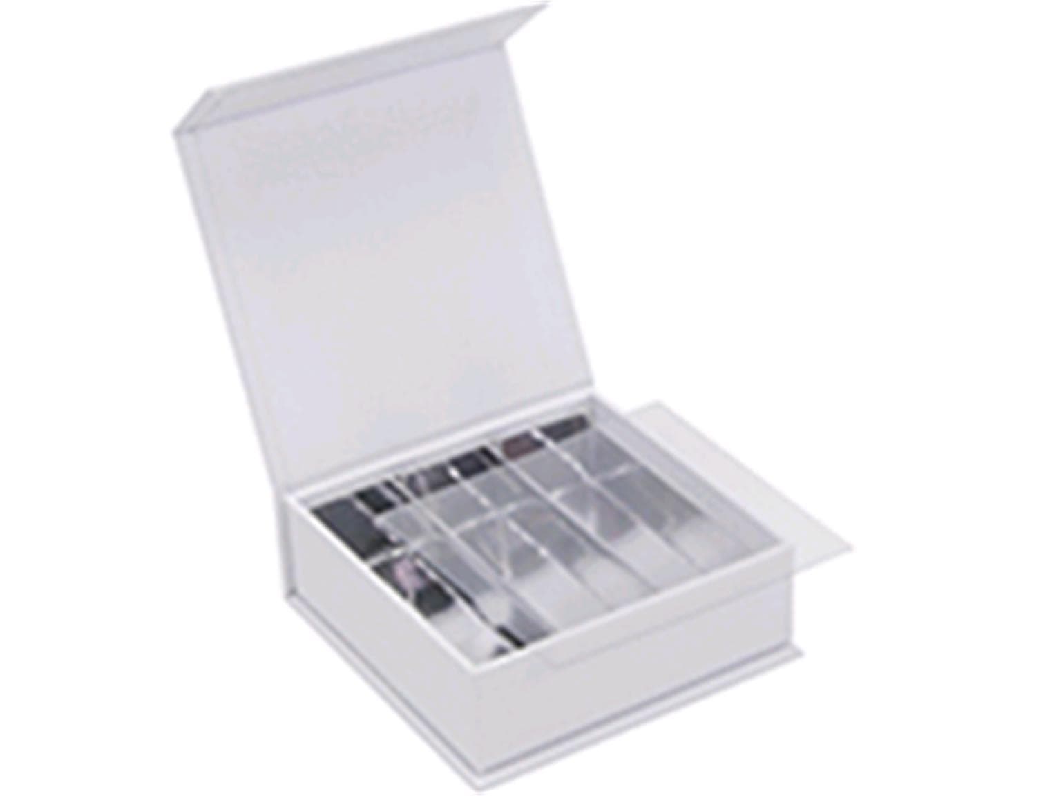LuxBox n. 2, bianco 95x95/30mm, bianco