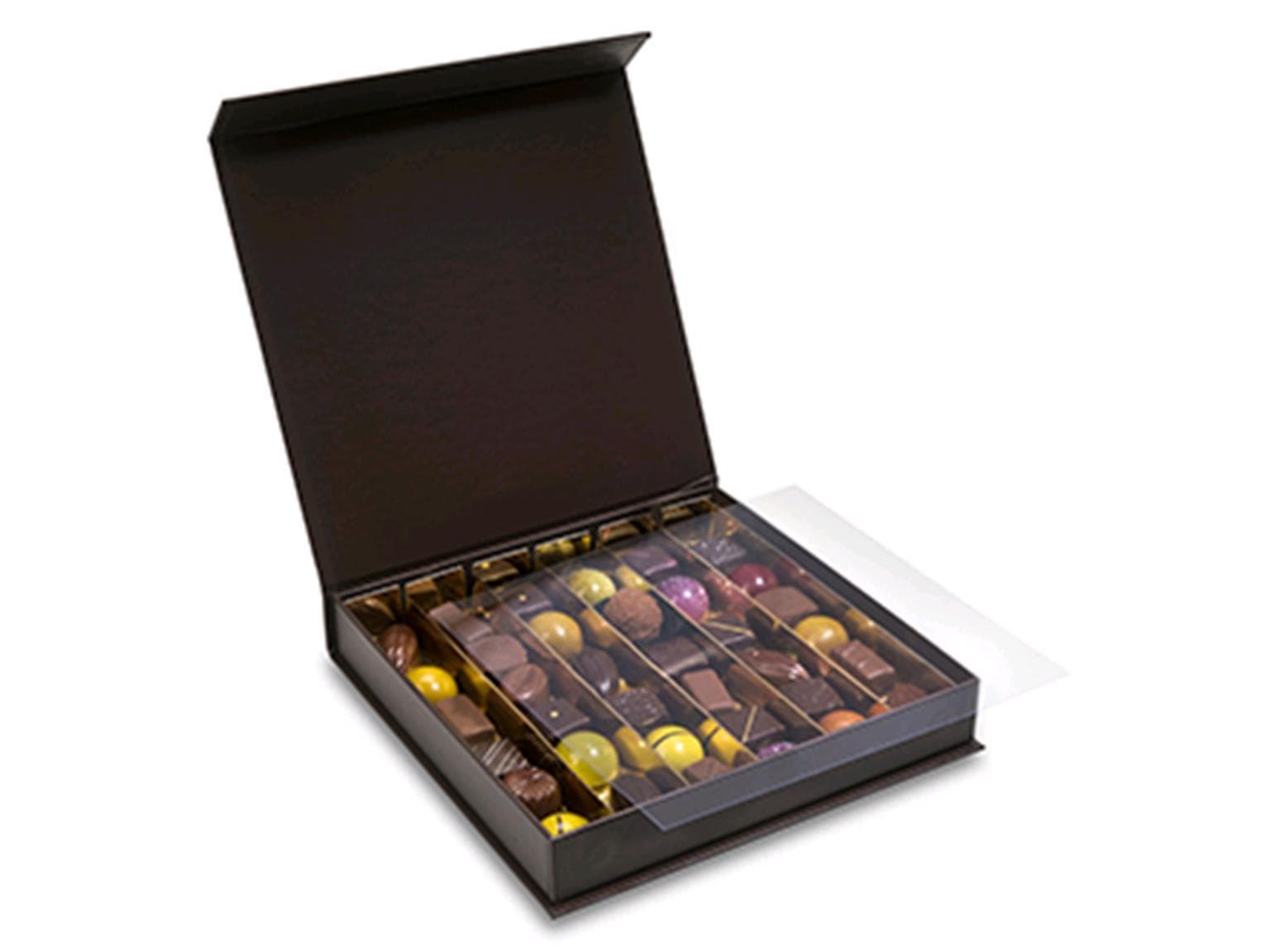 LuxBox n. 5, marrone 205x205/30mm, marrone
