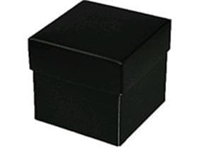 Cubo 125 gr, Bianco e Nero 65x65/60mm, nero