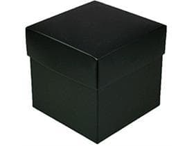 Cubo 375 g, Bianco e Nero 90x90/90mm, nero