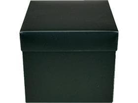 Cubo 1000 gr, Bianco e Nero 130x130/115mm, nero