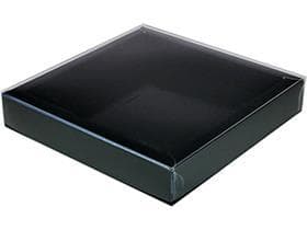 Fioriera n. 5, Bianco e Nero 126x126/24 mm, nero