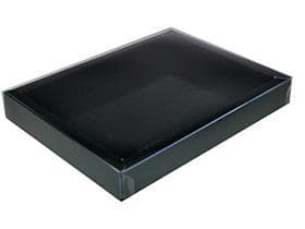 Fioriera n. 6, Bianco e Nero 176x126/24 mm, nero