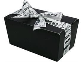 Ballotin 500 gr, Bianco e Nero 134x76/70mm, nero