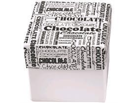 Cubo 1000 gr, bianco, Nero&Bianco 130x130/115mm, consegnato piatto