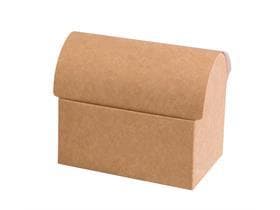 Cartone da 125 g, Kraft 86x55/67 mm, consegnato piatto