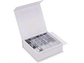 LuxBox n. 2, bianco 95x95/30mm, bianco