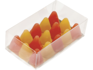 Dessert-Box, PVC, transparent 160x90/50mm, aufgerichtet geliefert